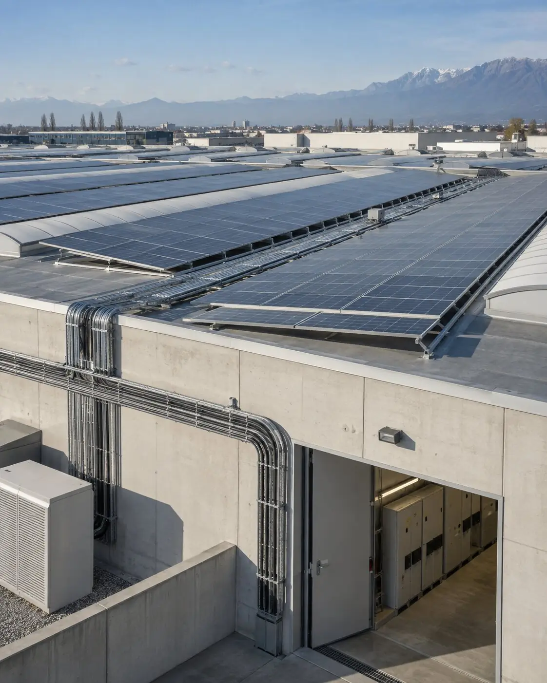 Immagine di un impianto fotovoltaico